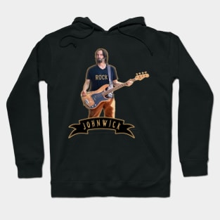 Guitarist John Wick logo Hoodie